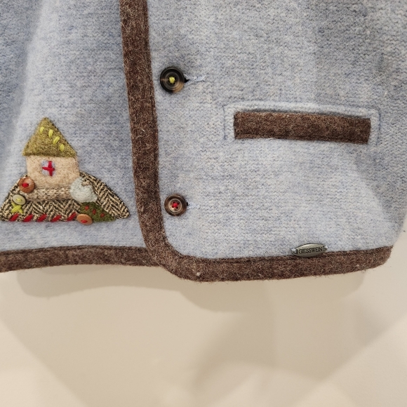 GIESSWEIN AUSTRIA vintage 18m baby toddler wool coat - Picture 2 of 12